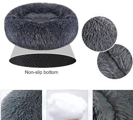 Cama Perro Grande Gris Claro 70 cm