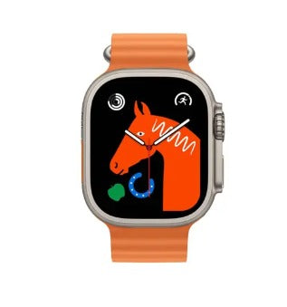 Smartwatch Ultra Pro con 2 Naranja con 2 correas